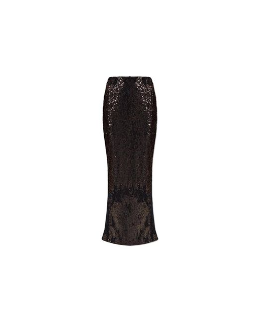 Maxi Skirts Balmain en coloris Black