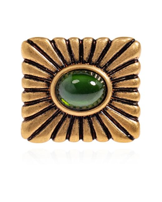 Versace Circe Ring in het Metallic