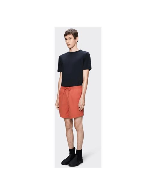 Rains Red Beachwear for men