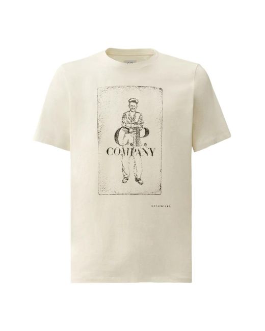 C P Company Natural T-Shirts for men