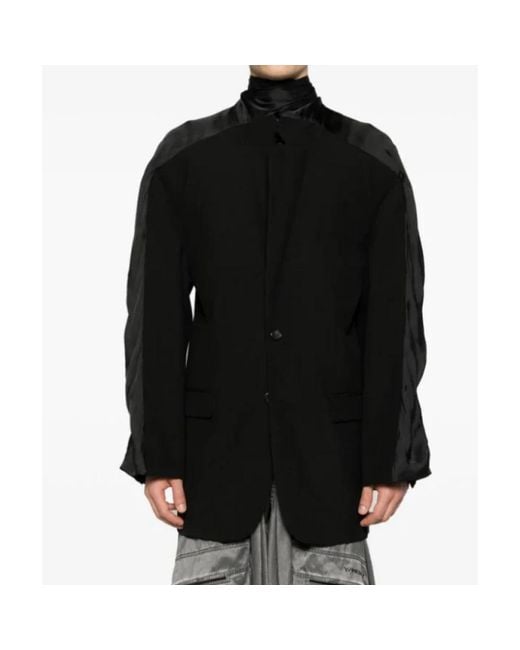 Y. Project Scarf Blazer in het Black