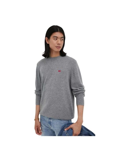 Levi's Round-Neck Strickwaren in Gray für Herren