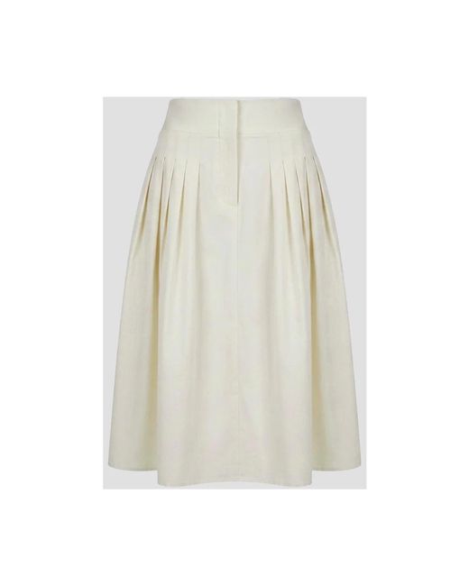 Studio Nicholson White Short Skirts