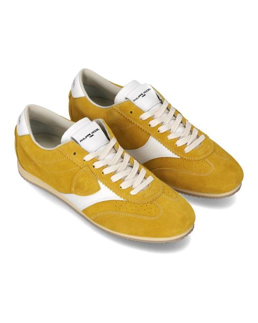 Philippe Model Yellow Sneakers for men