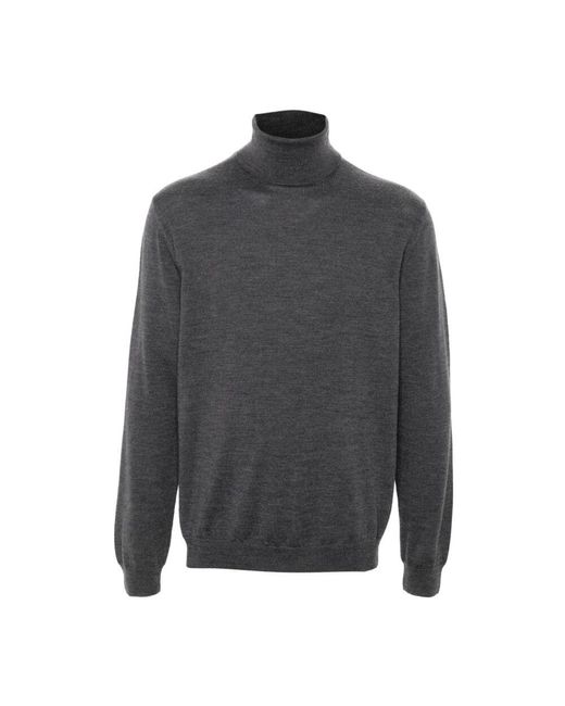 Zanone Rollkragen Sweaters in Gray für Herren