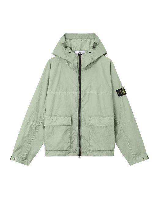 Light Jackets Stone Island de hombre de color Green