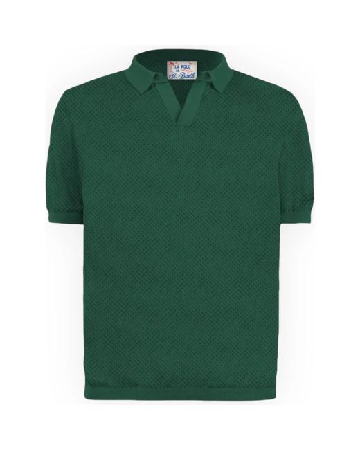 V-Neck Knitwear di Mc2 Saint Barth in Green da Uomo