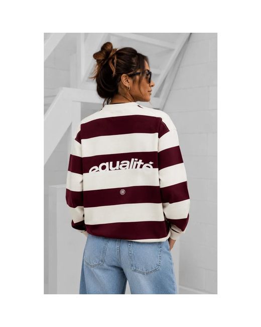 Sweatshirts Equalite de hombre de color Red