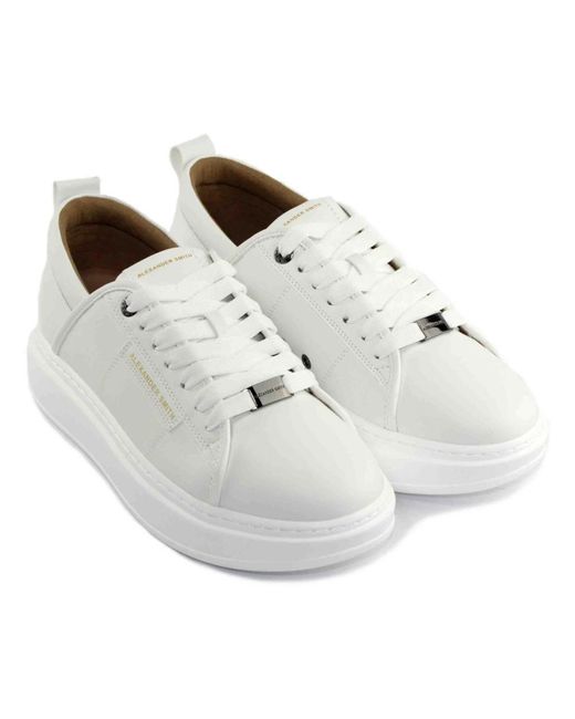 Alexander Smith White Sneakers for men