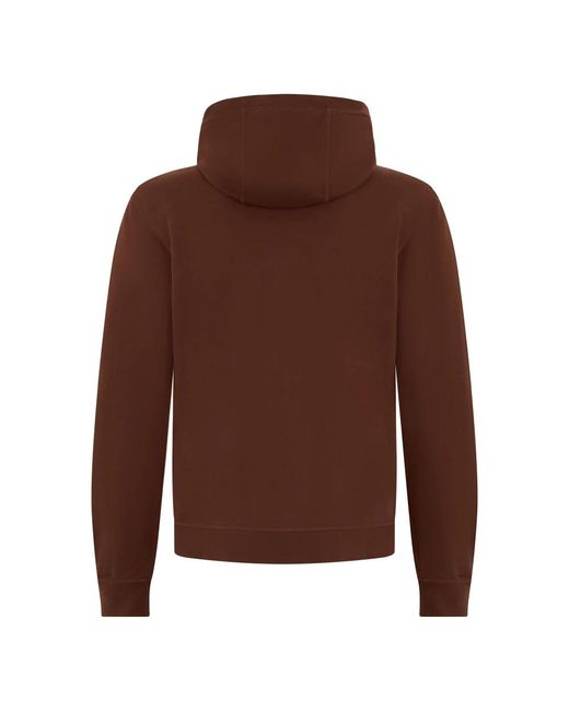 Fedeli Brown Zip-Throughs for men
