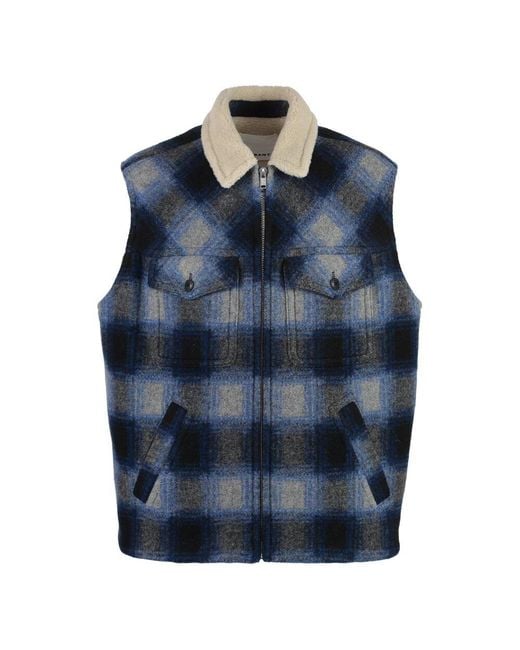 Isabel Marant Blue Vests for men