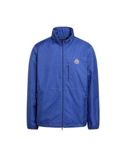 Moncler Blue Light Jackets for men