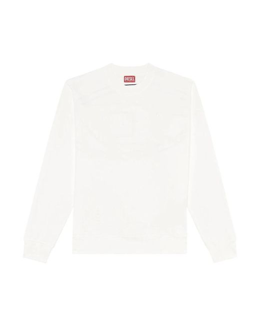 DIESEL White Sweatshirts for men