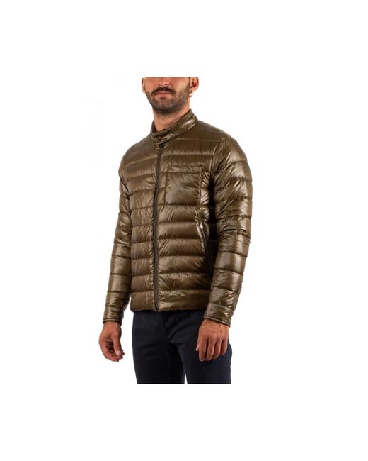 Herno Brown Down Jackets for men