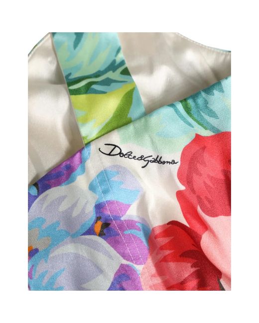 Dolce & Gabbana Blue Sleeveless Tops