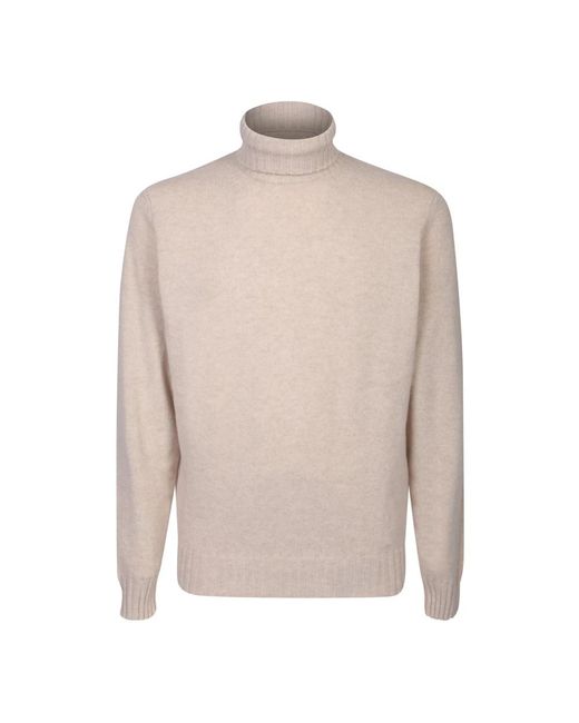 Dell'Oglio Natural Turtlenecks for men
