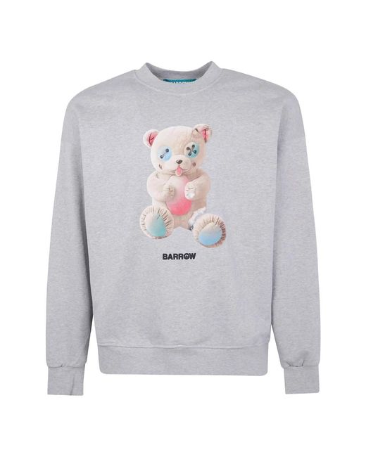 Barrow Graue Melange Sweatshirt in Gray für Herren
