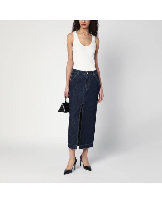 DARKPARK Blue Denim Skirts