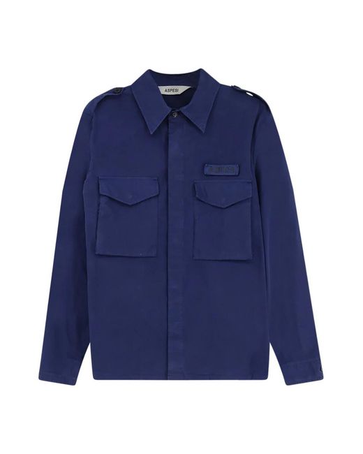Aspesi Blue Light Jackets for men