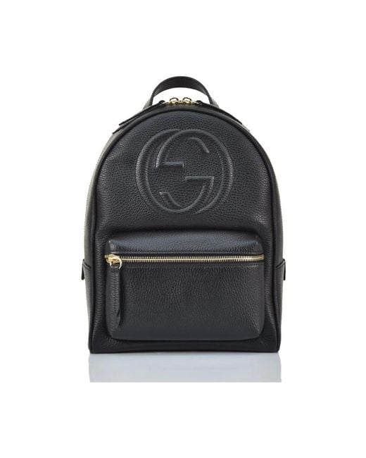 Gucci Black Backpacks