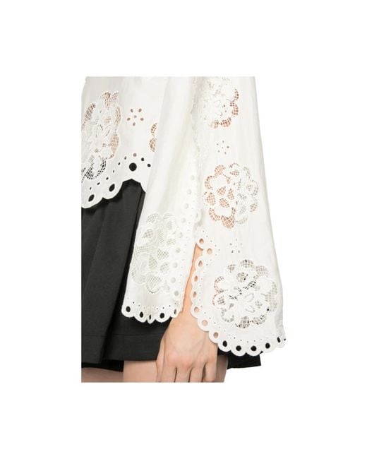 Sea White Blouses