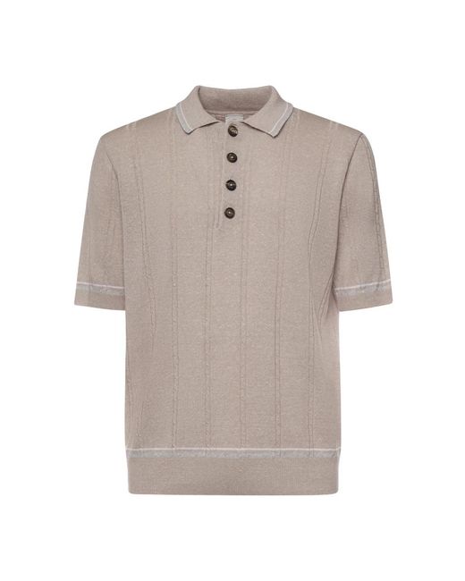 Eleventy Natural Polo Shirts for men