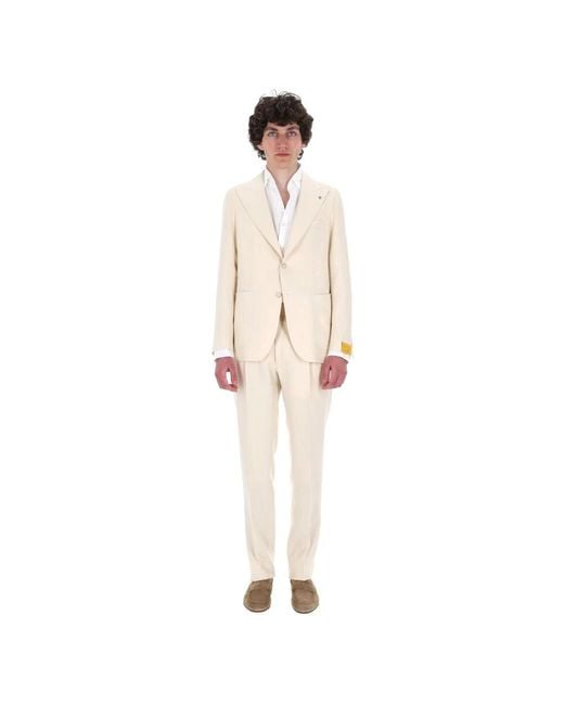 Tagliatore Pink Single Breasted Suits for men