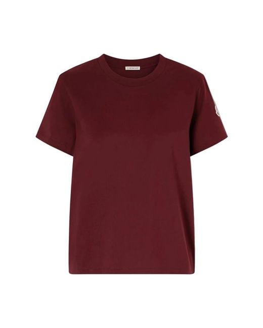 Moncler Red T-Shirts