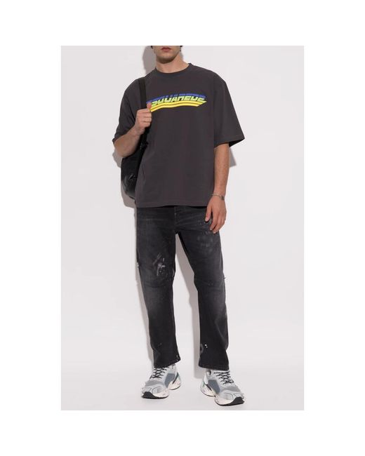 DSquared² Black T-Shirts for men