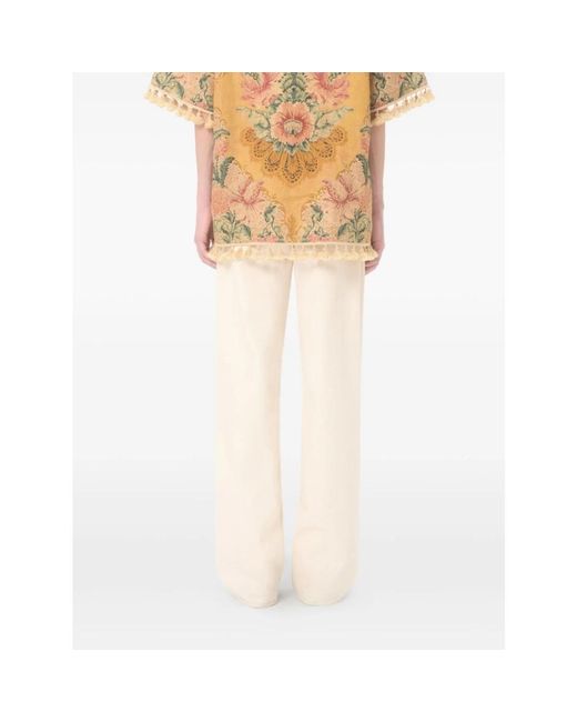 Valentino Natural Wide Trousers for men