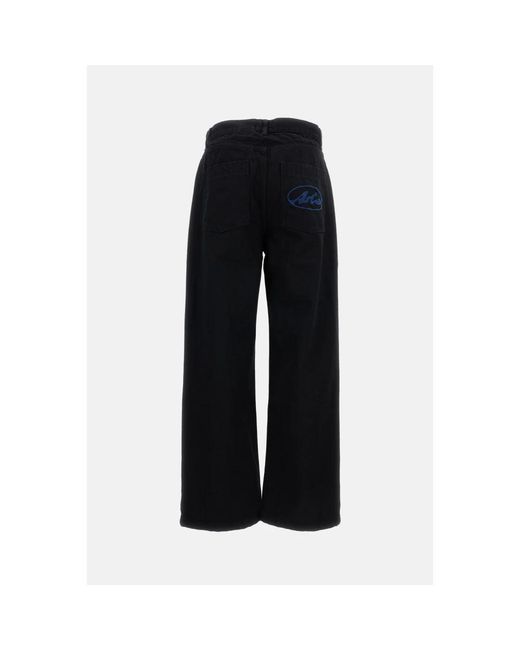 Arte' Black Wide Jeans for men