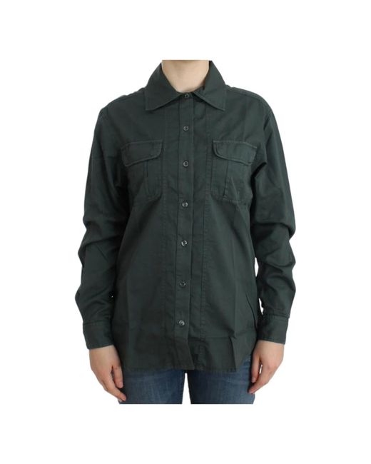 Roberto Cavalli Green Shirts