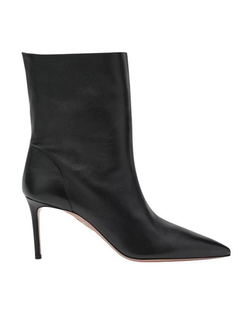 Aquazzura Matignon Bootie 75 in het Black