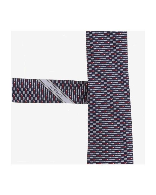 Ferragamo Blue Ties for men
