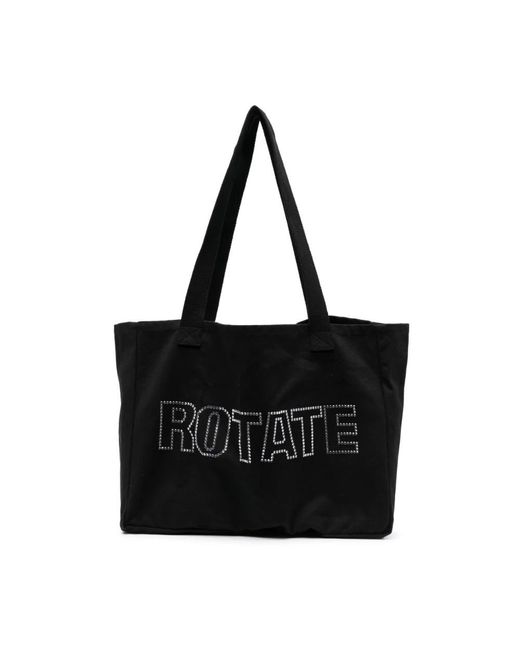 ROTATE BIRGER CHRISTENSEN Black Tote Bags