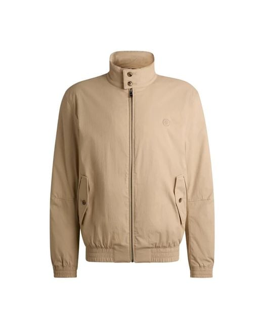 Boss Double B Monogram Bomberjack in het Natural voor heren