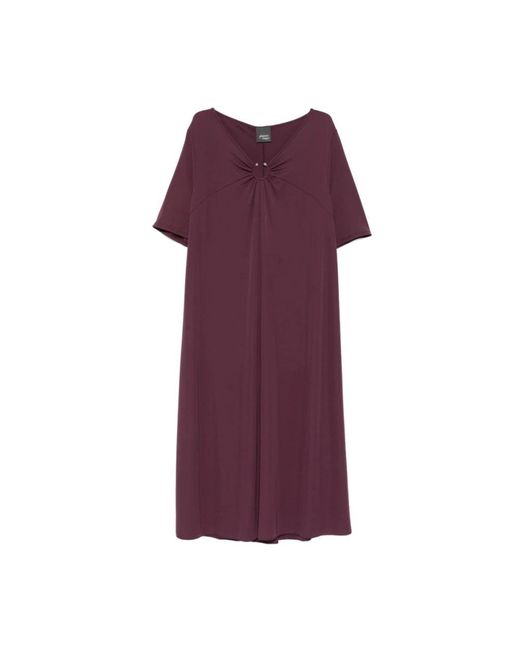 Marina Rinaldi Purple Midi Dresses