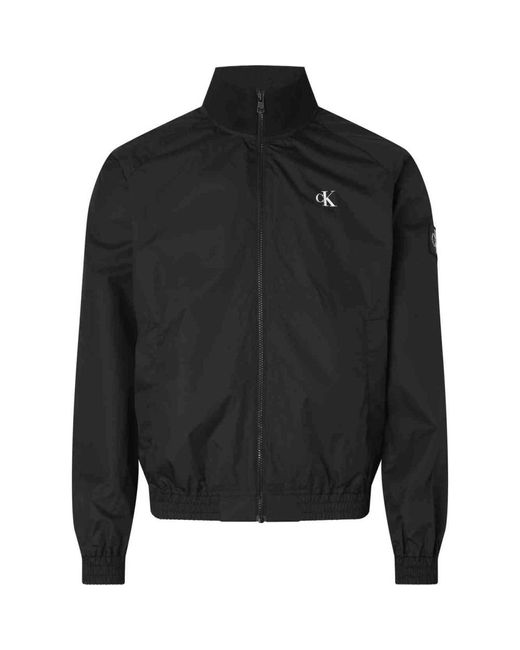 Calvin Klein Black Unpadded Harrington Jacket for men