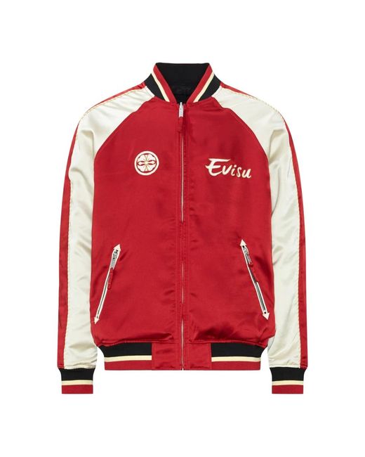 Jackets > bomber jackets Evisu pour homme en coloris Red