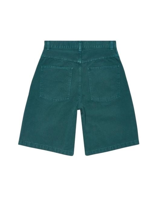 Edwin Double Knee Worker Short in het Green voor heren