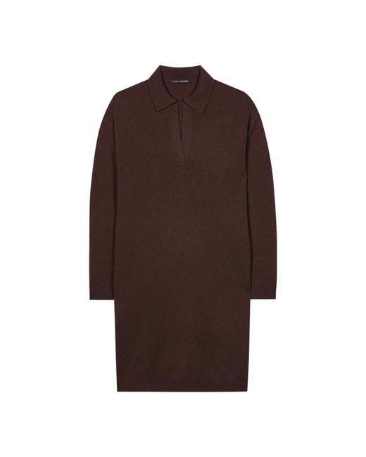 Luisa Cerano Knitted Dresses in het Brown
