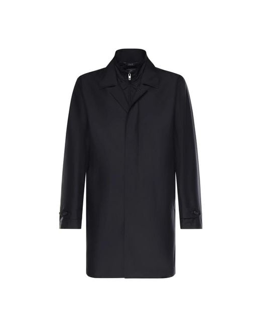 Fay Blue Single-Breasted Coats for men