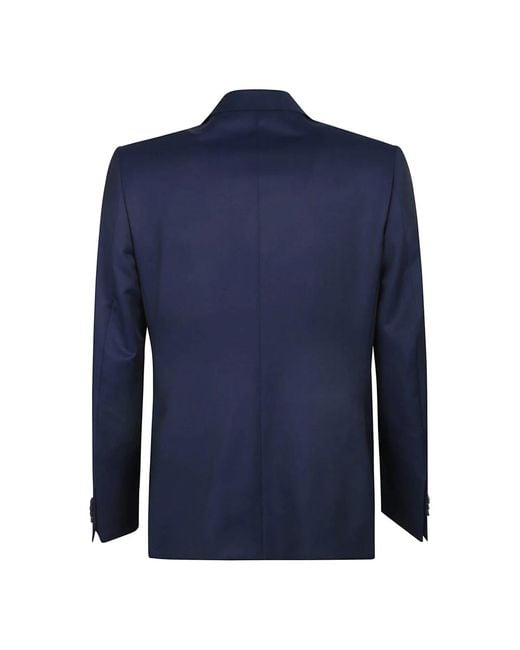 Single Breasted Suits Zegna de hombre de color Blue