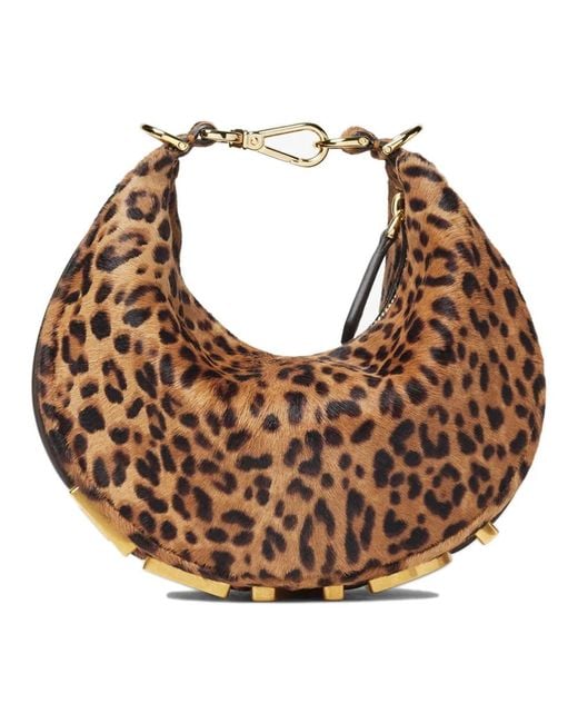 Fendi Brown Graphy Mini Hobo Bag