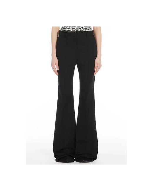 Wide Trousers Sportmax de color Black
