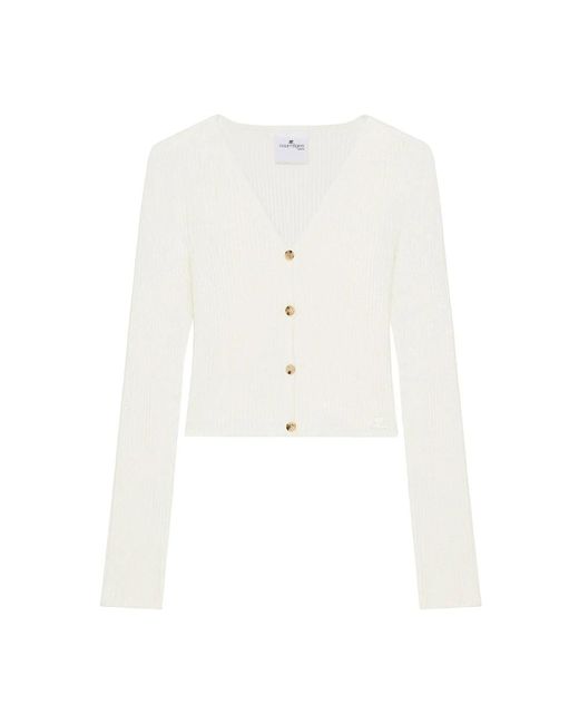 Cardigans di Courreges in White