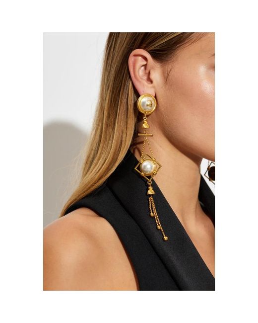 Balmain Metallic Earrings
