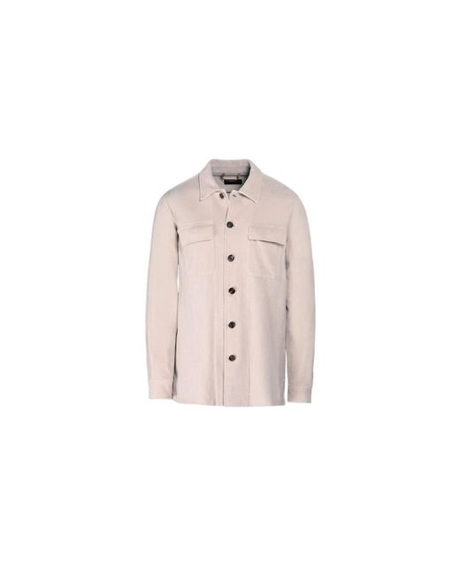 Moorer Pink Light Jackets for men