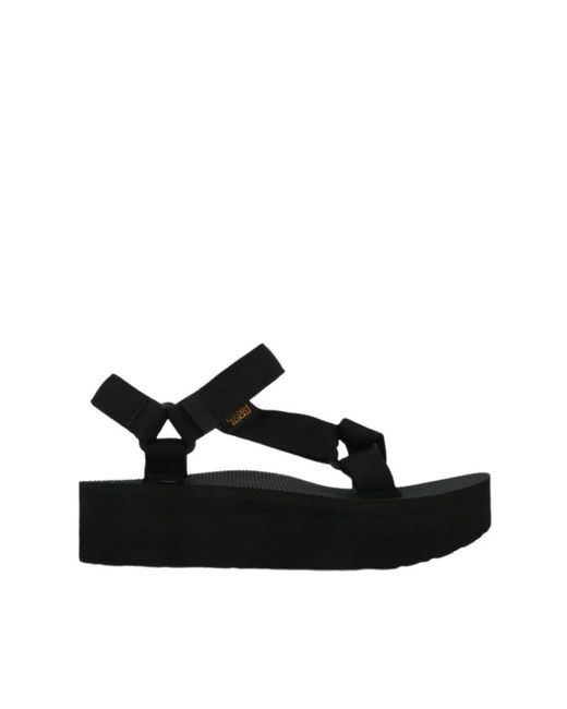 Flat sandals Teva de color Black