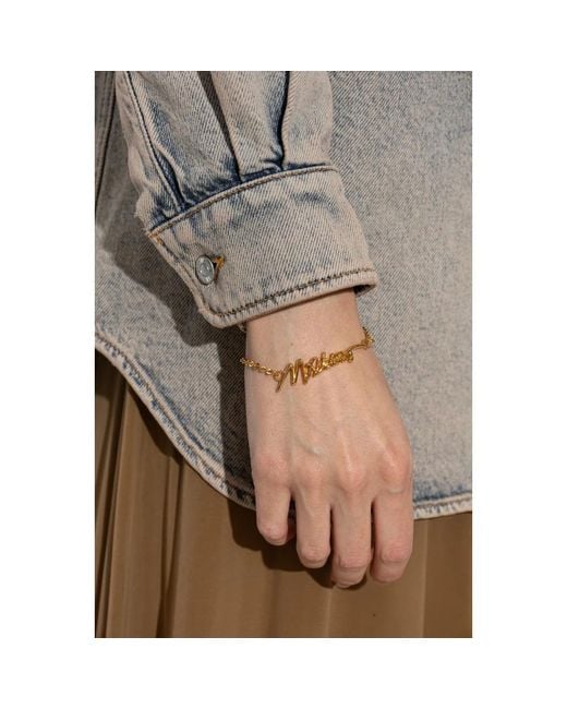 Bracelets Moschino de color Metallic